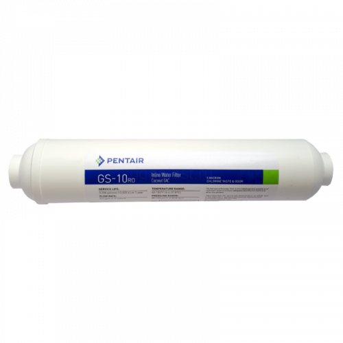 Угольный постфильтр Inline Pentair (Pentek) GS-10RO (2"x10"-1/4"), ATOCRT068