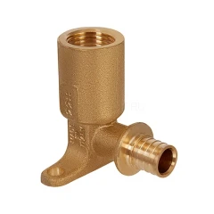 Угольник прямой переходной настенный 20 x 2,8 - G 1/2" ВР, удлиненный Hoobs