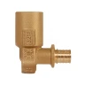 Угольник прямой переходной настенный 20 x 2,8 - G 1/2" ВР, удлиненный Hoobs