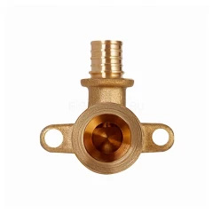 Угольник прямой переходной настенный 20 x 2,8 - G 1/2" ВР, удлиненный Hoobs