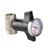 Кран шаровой VALTEC 1/2" ВР/ВР, с термометром (VT.808.N.04)