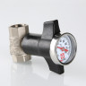 Кран шаровой VALTEC 1/2" ВР/ВР, с термометром (VT.808.N.04)