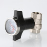 Кран шаровой VALTEC 1/2" ВР/ВР, с термометром (VT.808.N.04)