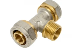Тройник обжим с наружной резьбой 16х1/2"х16 Millennium MTM1216