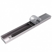 Конвектор внутрипольный RCN 120.260.4600, решётка роликовая, анодированный алюминий ROMMER