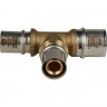 Тройник переходной 26х20х20 для металлопластиковых труб, прессовой STOUT SFP-0005-262020