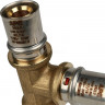Тройник переходной 26х20х20 для металлопластиковых труб, прессовой STOUT SFP-0005-262020