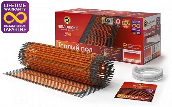 Мат нагревательный двухжильный ProfiMat 630 Вт/3,5 кв.м Теплолюкс