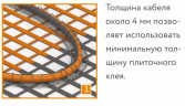 Мат нагревательный двухжильный ProfiMat 630 Вт/3,5 кв.м Теплолюкс