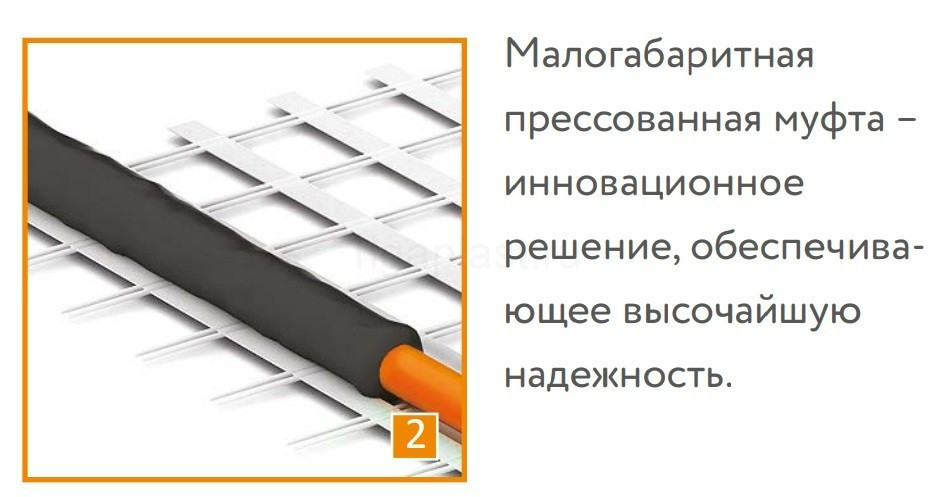 Мат нагревательный двухжильный ProfiMat 630 Вт/3,5 кв.м Теплолюкс