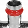 Тройник равнопроходной ROMMER 18 мм из нержавеющей стали, RSS-0013-000018
