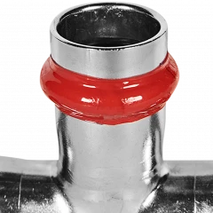 Тройник равнопроходной ROMMER 18 мм из нержавеющей стали, RSS-0013-000018