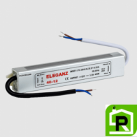 БЛОКИ ПИТАНИЯ ГЕРМЕТИЧНЫЙ 40 ВТ. IP 67 ELEGANZ