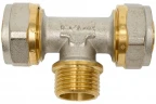 Тройник обжим с наружной резьбой 20х1/2"х20 Millennium MTM1220