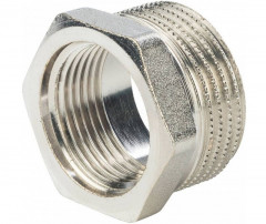 Футорка никелированная 1 1/2 * 1 1/4 НР-ВР ZEISSLER, ZSr.167.040807