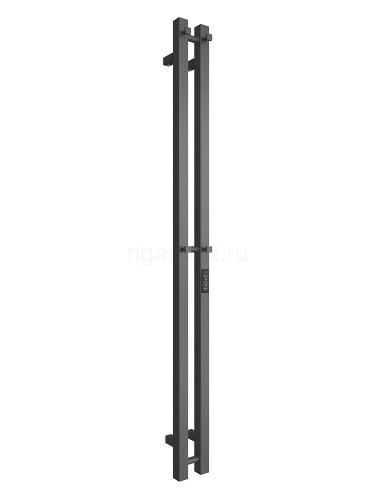 Полотенцесушитель электрический ДВИН X-2 plaza neo 120/8, графит, с диммером, арт. 4657801241048