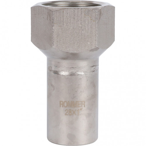 Вставка переходная ROMMER НПр-ВР 28 мм x 1" из нержавеющей стали, RSS-0023-000281