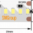 Лента светодиодная стандарт 2216, 300 LED/м, 19,4 Вт/м, 24В , IP20, Цвет: Нейтральный белый