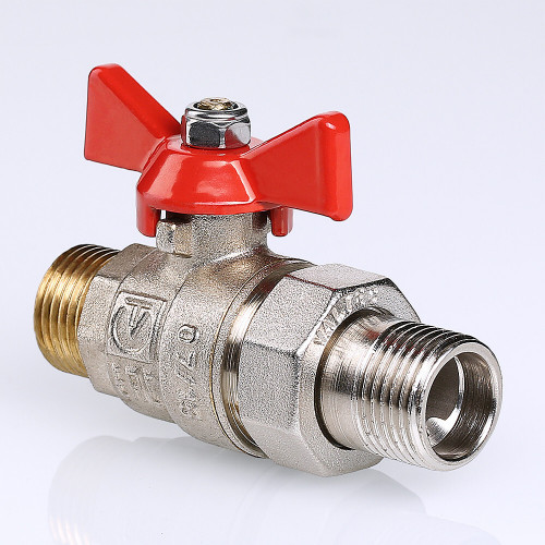 Кран шаровой VALTEC BASE с полусгоном и наружной резьбой 3/4" VT.226.N.05