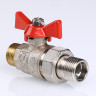 Кран шаровой VALTEC BASE с полусгоном и наружной резьбой 3/4" VT.226.N.05
