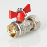 Кран шаровой VALTEC 1/2" × 3/4" ВР/ВР, с накидной гайкой (VT.241.N.0405)
