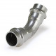 Угольник двухраструбный пресс 45° 28 из нержавеющей стали ZEISSLER ZTI.559.002828  (ZTI.559.002828)