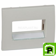 Лицевая панель для информационных розеток Legrand Galea Life - перламутр