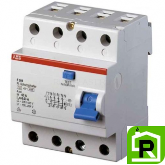 УЗО f204 ac ABB 63А 0,1 мА