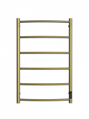 Полотенцесушитель электрический ДВИН R neo 80/50, состаренная бронза матовая, с диммером, арт. 4657771776618