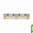 Лента светодиодная стандарт 2216, 300 LED/м, 19,4 Вт/м, 24В , IP20, Цвет: Теплый белый