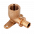 Угольник настенный с внутренней резьбой 16-Rp 1/2, короткий RX+ REHAU 14563581001
