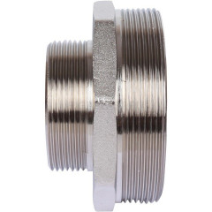 Ниппель переходной STOUT НН 3"×2", никелированный, SFT-0004-000032
