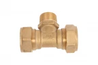 Тройник для гофрированной трубы 15 х 1/2" НР х 15 Millennium TNM1215