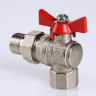 Кран шаровой VALTEC BASE угловой с полусгоном 3/4" VT.228.N.05