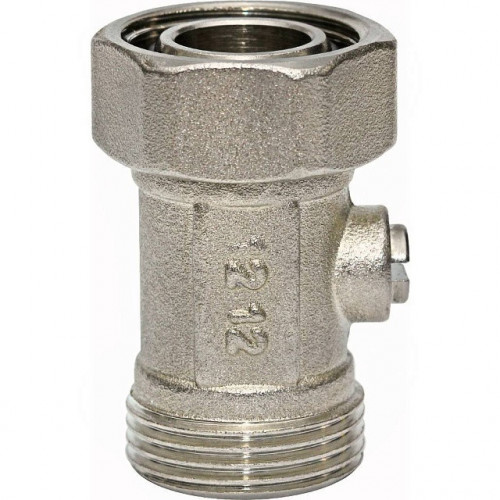 Узел нижнего подключения для радиатора раздельный 3/4", прямой STOUT