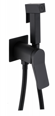 Смеситель с гигиеническим душем HansenPRO HL60099-C, скрытый монтаж, черный