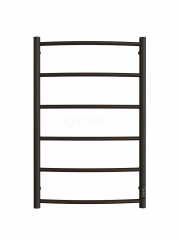 Полотенцесушитель электрический ДВИН R neo 80/50, черный матовый, с диммером, арт. 4656759179366