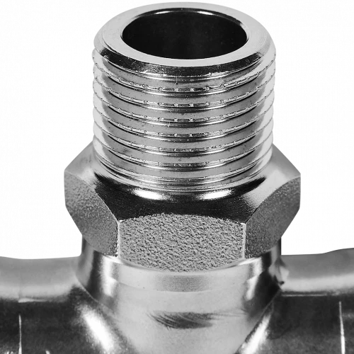 Тройник-переходник ROMMER НР 22 мм x 1/2" из нержавеющей стали, RSS-0016-002212