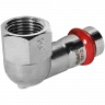 Угольник-переходник ROMMER ВР 15 мм x 1/2" из нержавеющей стали, RSS-0009-001512