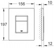Инсталляция Grohe 38772001 + унитаз Grossman GR-4499SQ безободковый торнадо с сиденьем