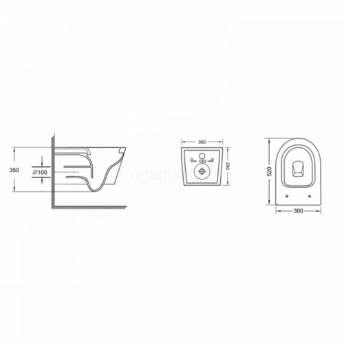 Инсталляция Grohe 38772001 + унитаз Grossman GR-4499SQ безободковый торнадо с сиденьем