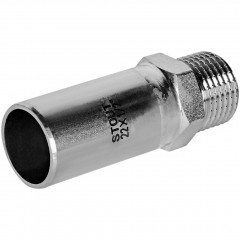Вставка переходная STOUT НПр-НР, 22 мм x 1/2 дюйма, из нержавеющей стали, SSS-2024-002212