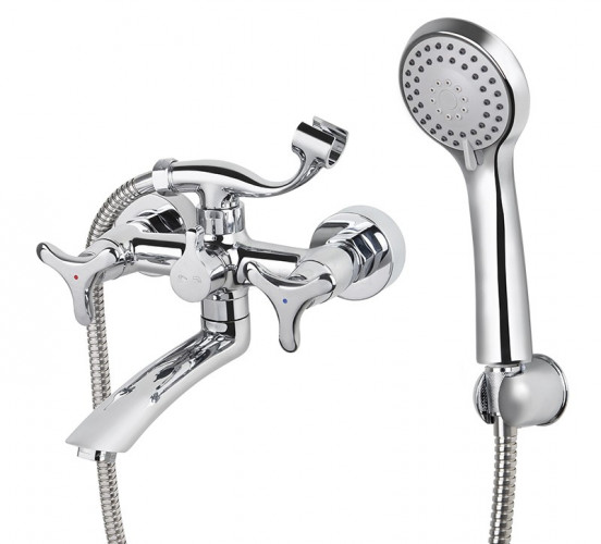 Смеситель для ванны Trio хром KAISER 57122