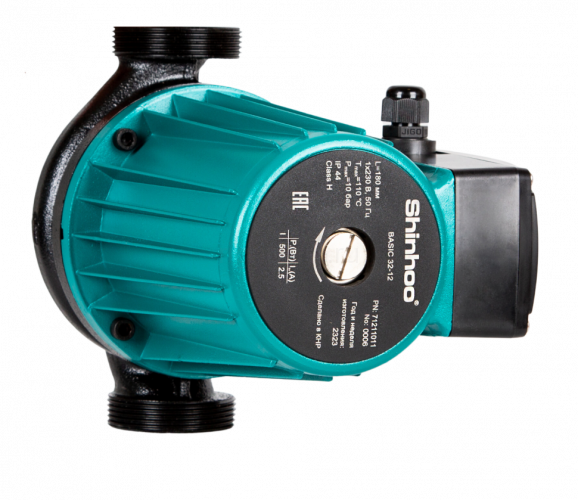 Насос циркуляционный Shinhoo BASIC 25-20 230 1х230V с гайками