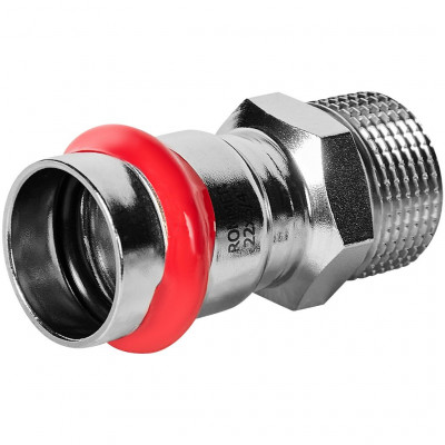 Переходник ROMMER ВПр-НР 22 мм x 3/4" из нержавеющей стали, RSS-1021-002234