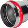Муфта равнопроходная ВПр 76,1 из стали нержавеющей, прессовой ROMMER RSS-1017-000076