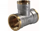 Тройник переходной ВР 1" х 3/4" х 1", никелированный Millennium XTFF1034