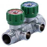 Коллектор регулирующий Millennium MKRP23412 3/4″ НР-ВР, 2 отвода 1/2″