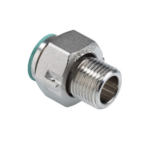 Полусгон для водосчетчика с накидной гайкой VALTEC 1/2", VTr.611.N.0004