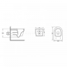 Инсталляция Grohe 38811KF0 + унитаз Grossman GR-4499SQ безободковый торнадо с сиденьем